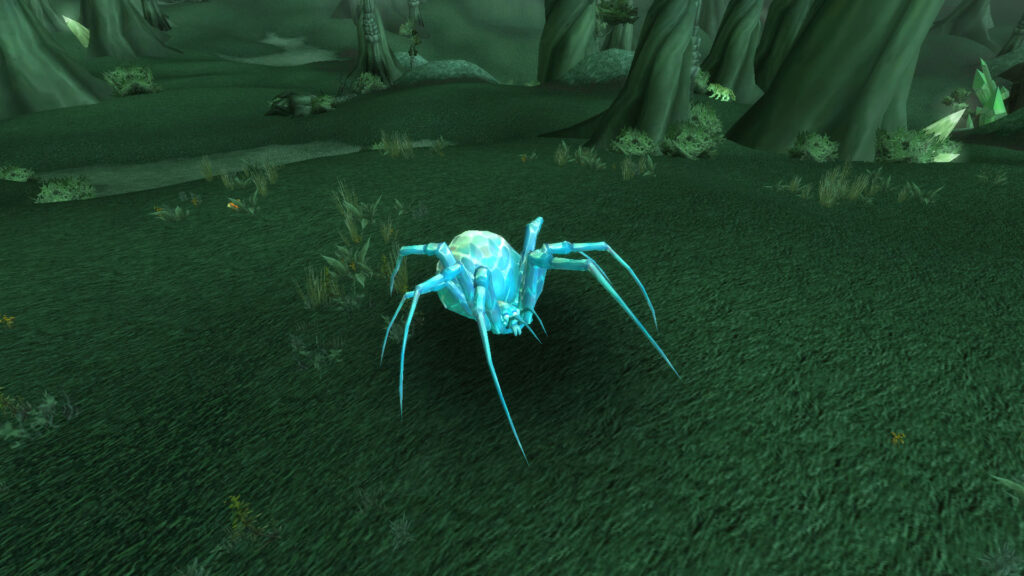 WoW blue spider